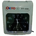 OKYO ET-6500 Time Recorder (Analog Display) FREE TIME CARD / CARD RACK PLUS INSTALLATION